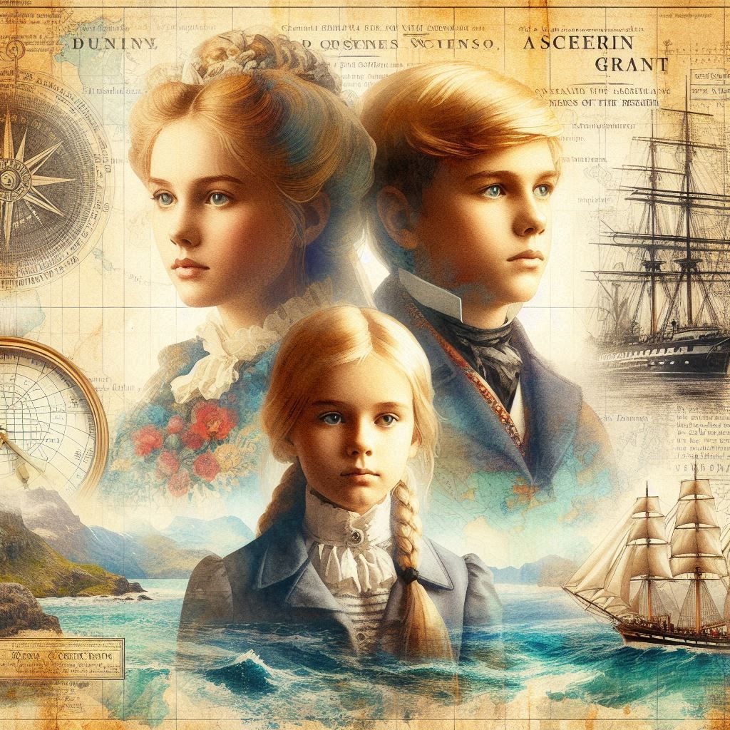 Captain Grant's Children: A Watercolor Adventure