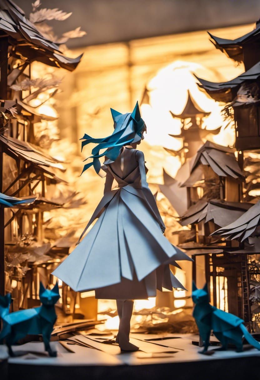 Old Origami Village false