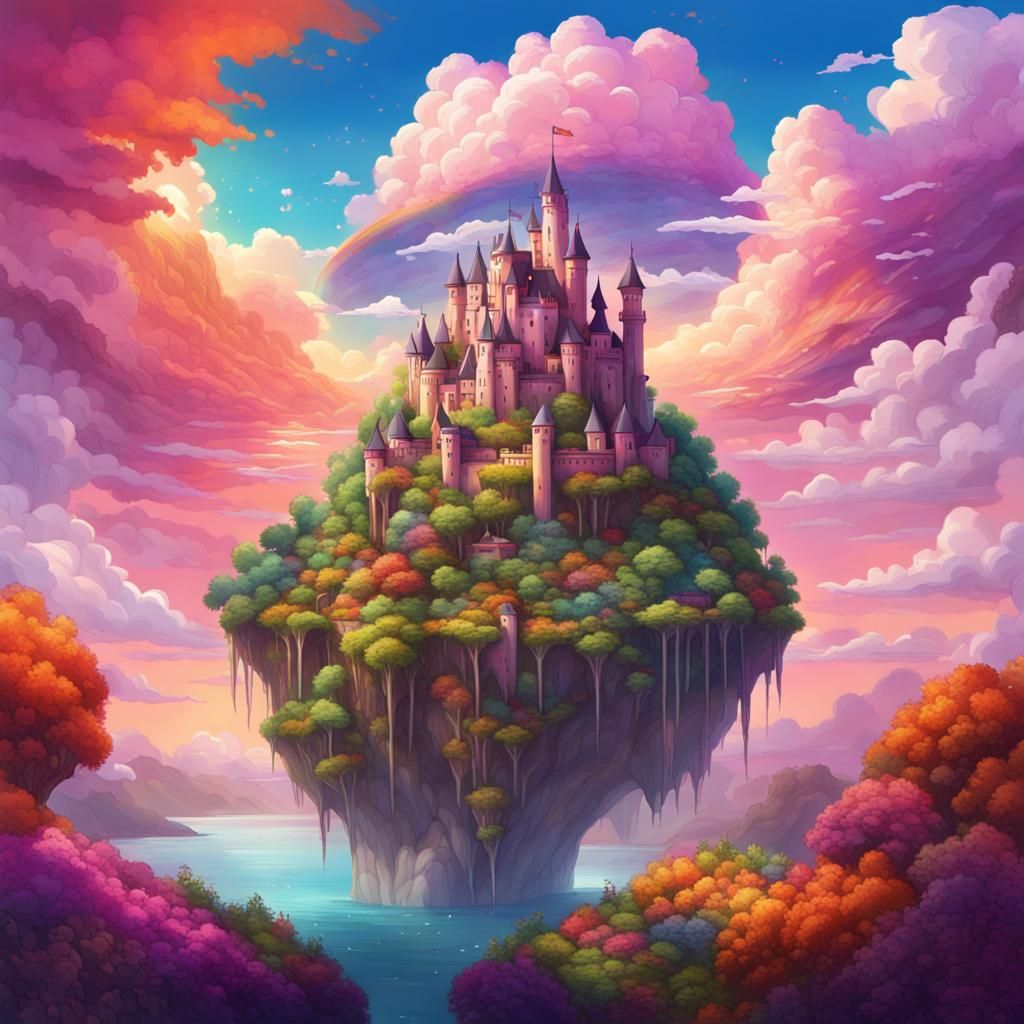 Castle Island - AI Generated Artwork - NightCafe Creator