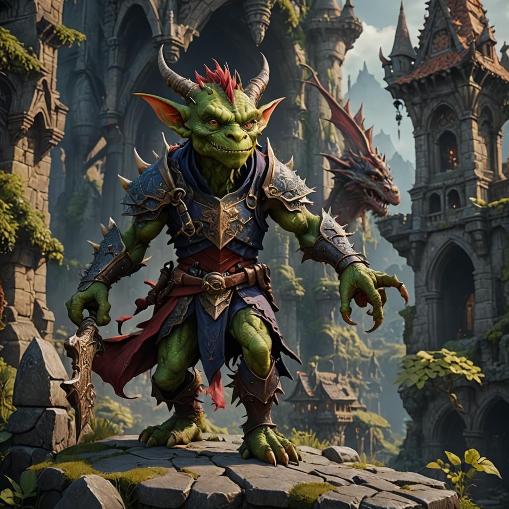 A dragon goblin