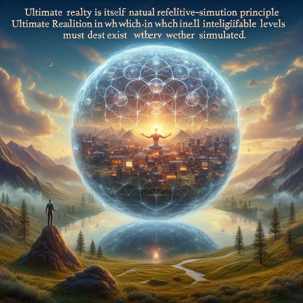 The Reality Self-Simulation Principle  ultimate reality is i...