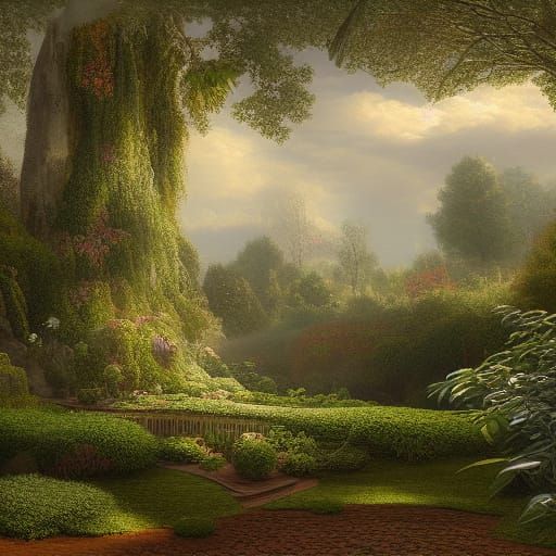 the garden