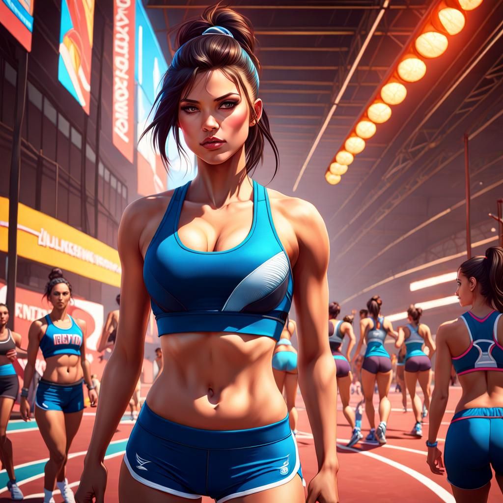 Track Meet  by @Grandgousier
