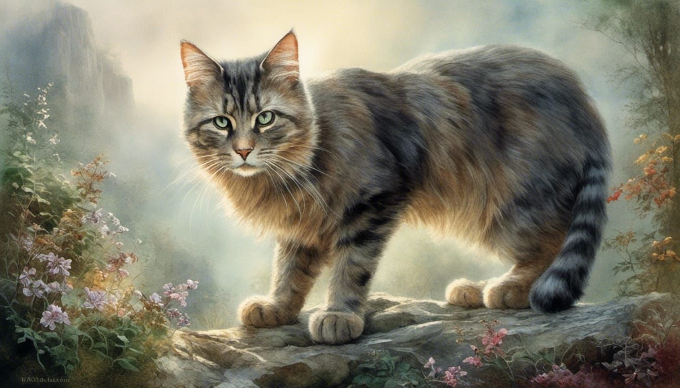<lora:Pencil:1.0> Art
A Cat/cushion
Portrait
watercolor