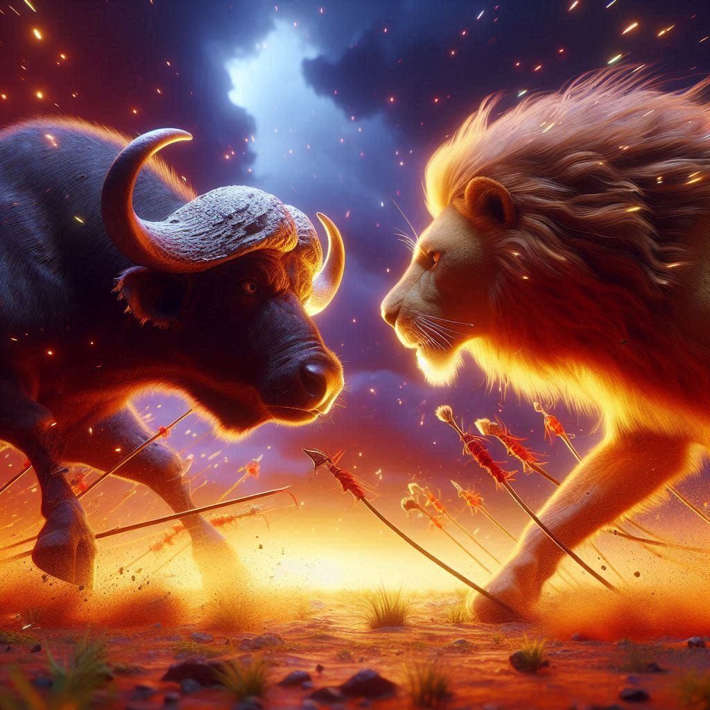 Epic Showdowns - 7. Buffalo v/s Lion