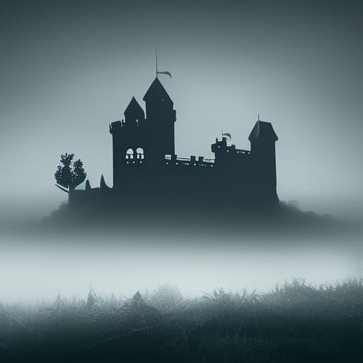 Foggy castle