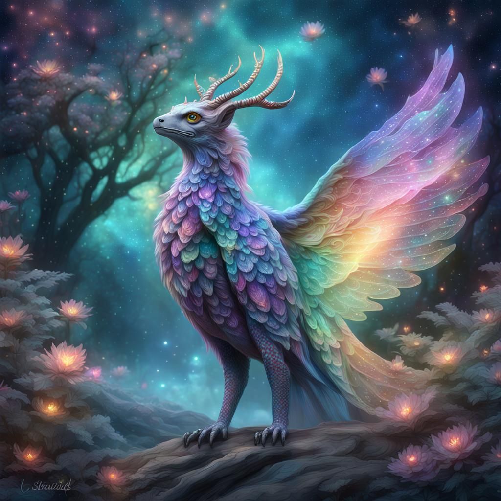 A majestic cosmic creature