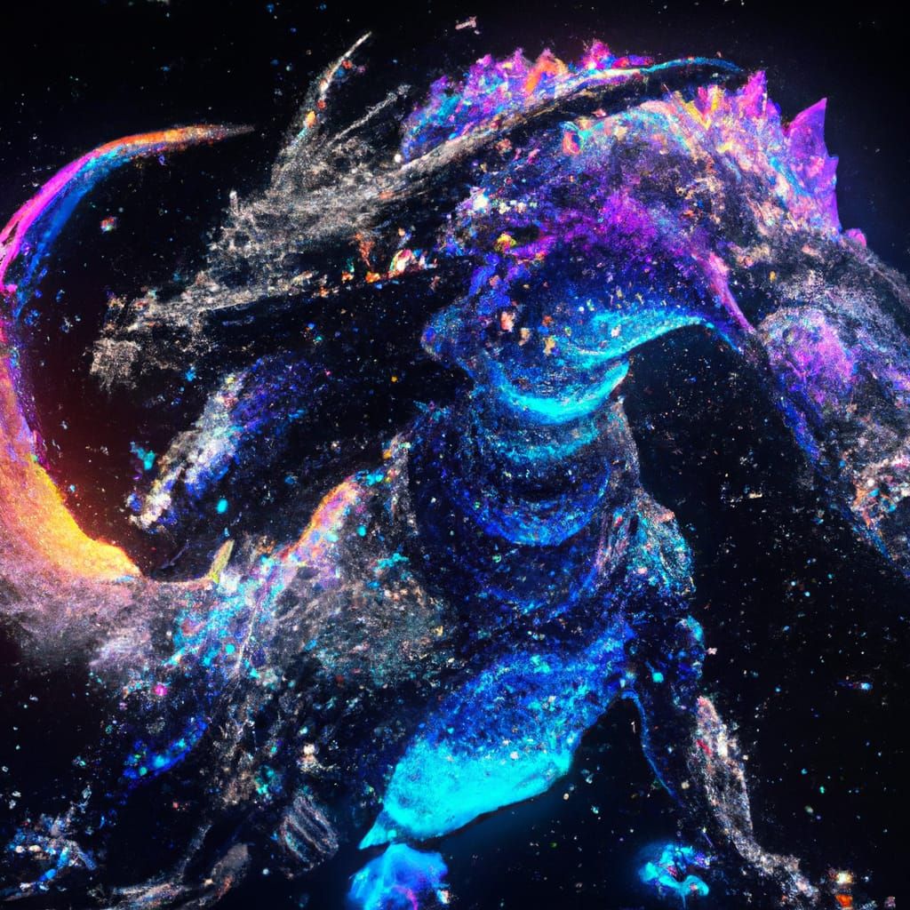 Legendary Dark energy-lightning dragon
