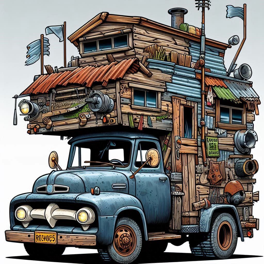 1956 Ford truck Hillbilly Campervan