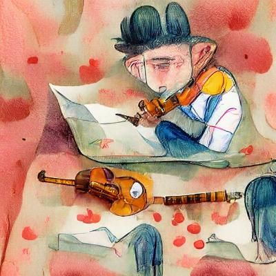 The violonist wrote a song most charming, yet his work left ...
