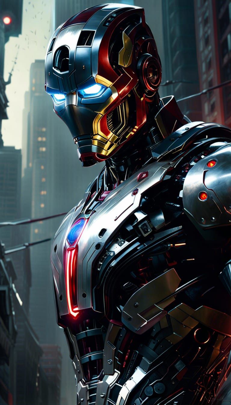 Marvel’s Ultron - AI Generated Artwork - NightCafe Creator