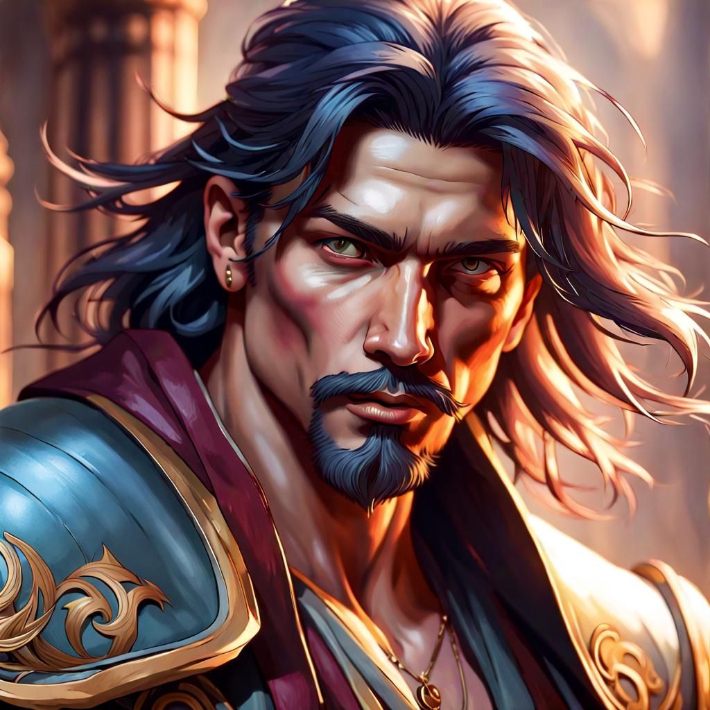 Some handsome guy from fantasy rpg :) - AI Generated Artwork ...