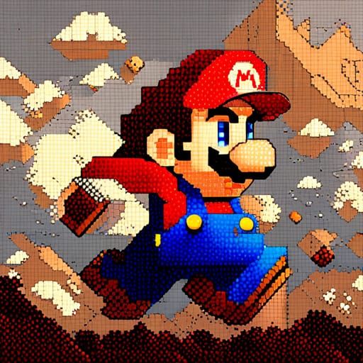 Super Mario  by @Syncopated Synesthesia 