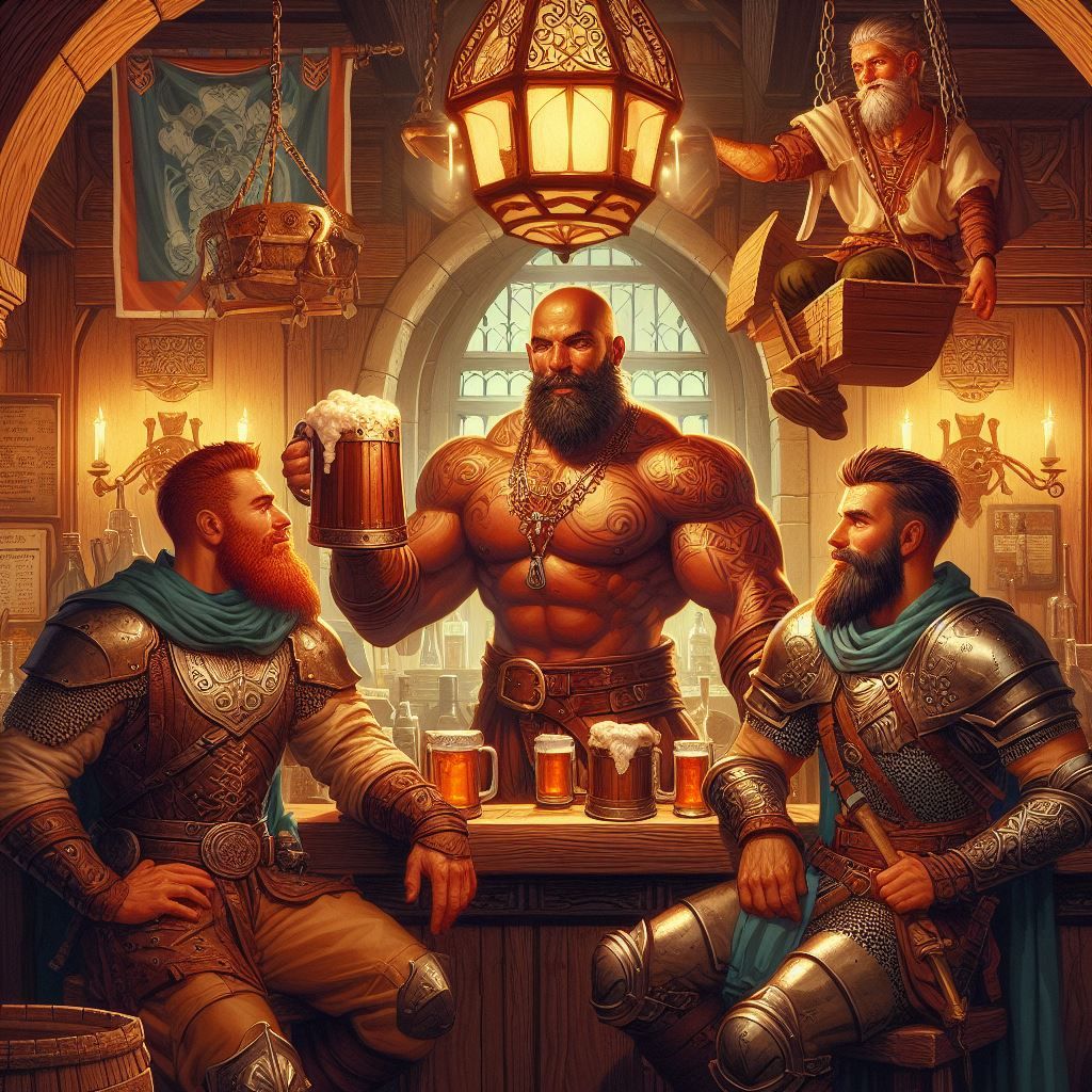 A drink with friends