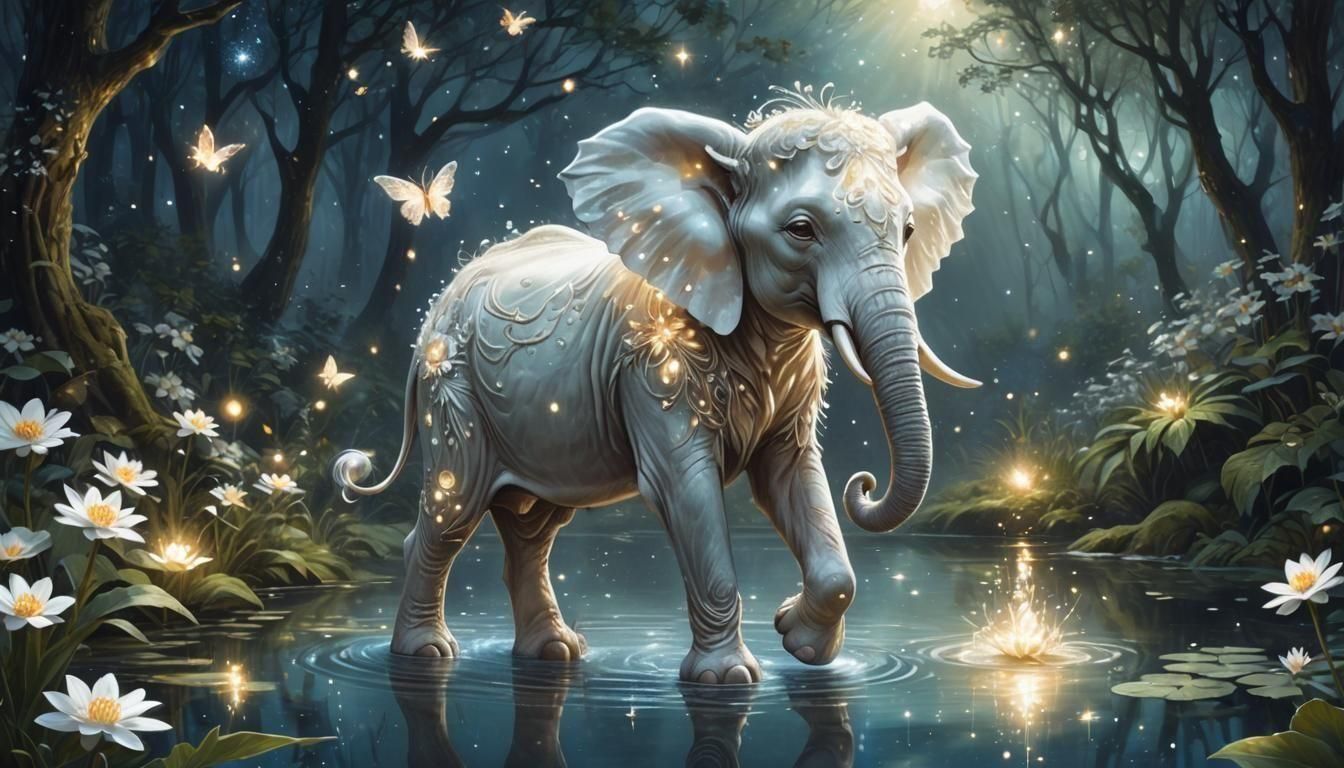 fantasy elephant   by @skeller