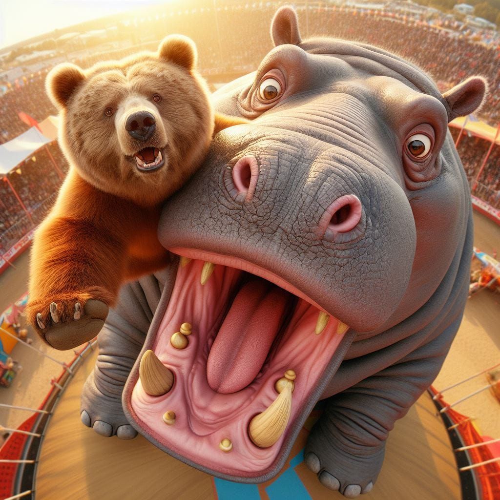 Big Top Bear & Hippo