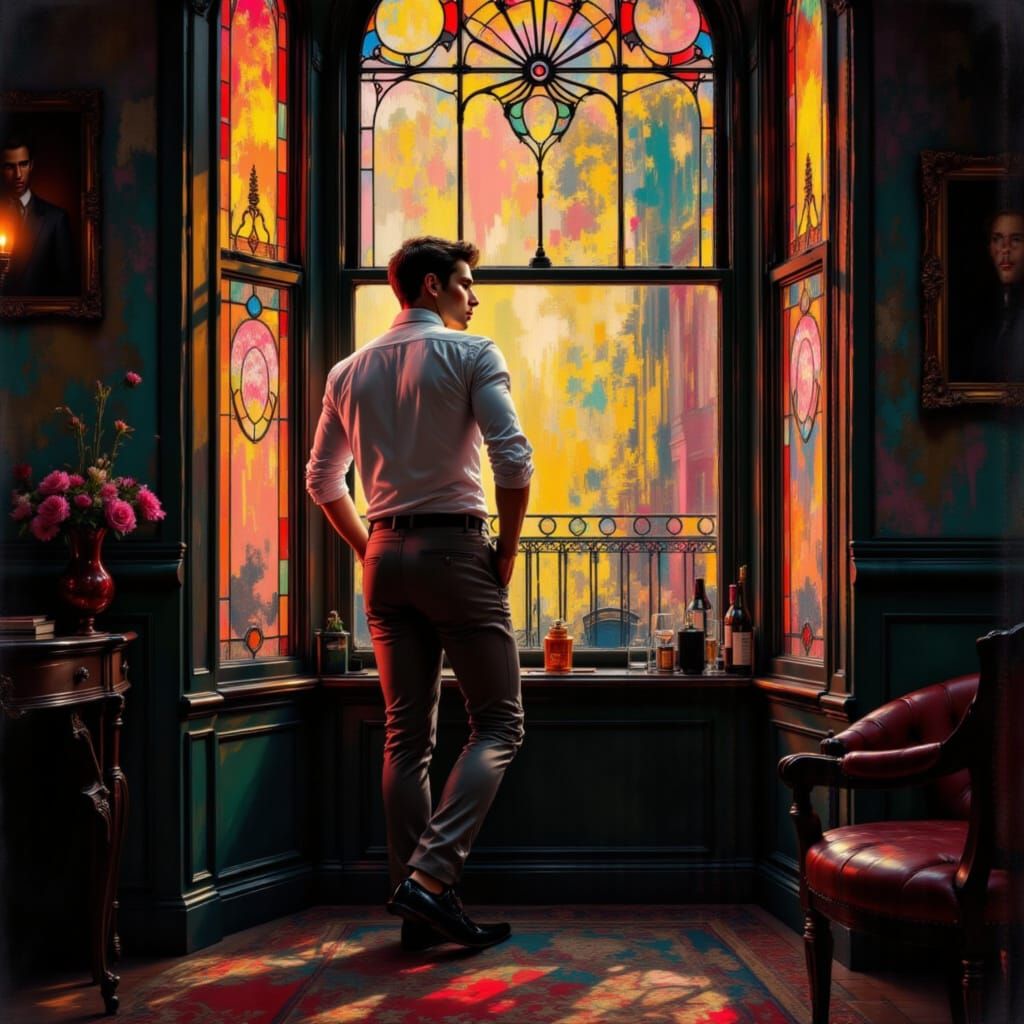 Waiting for his mate