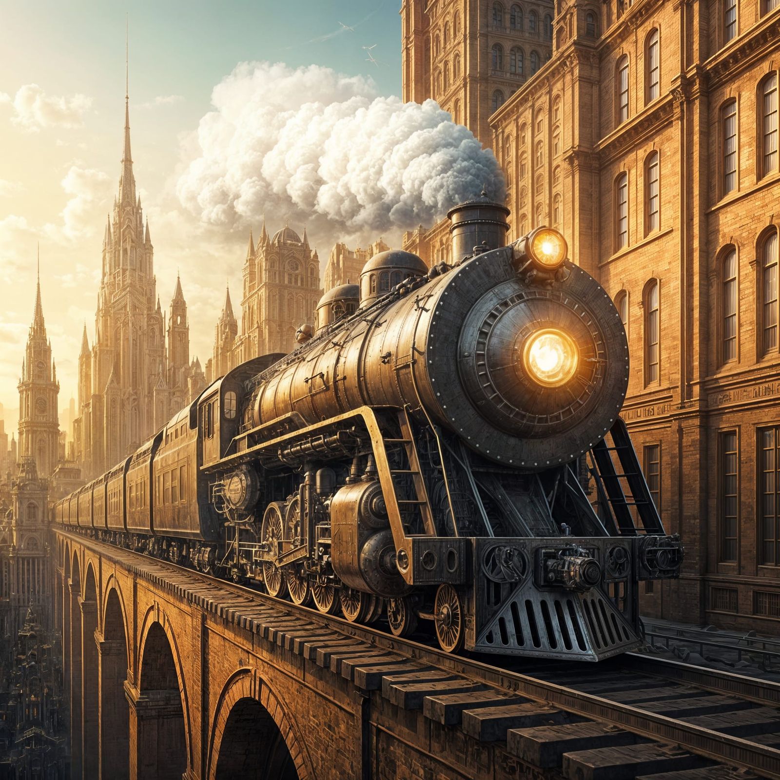 Urban locomotive  by @Mad Piece Maker