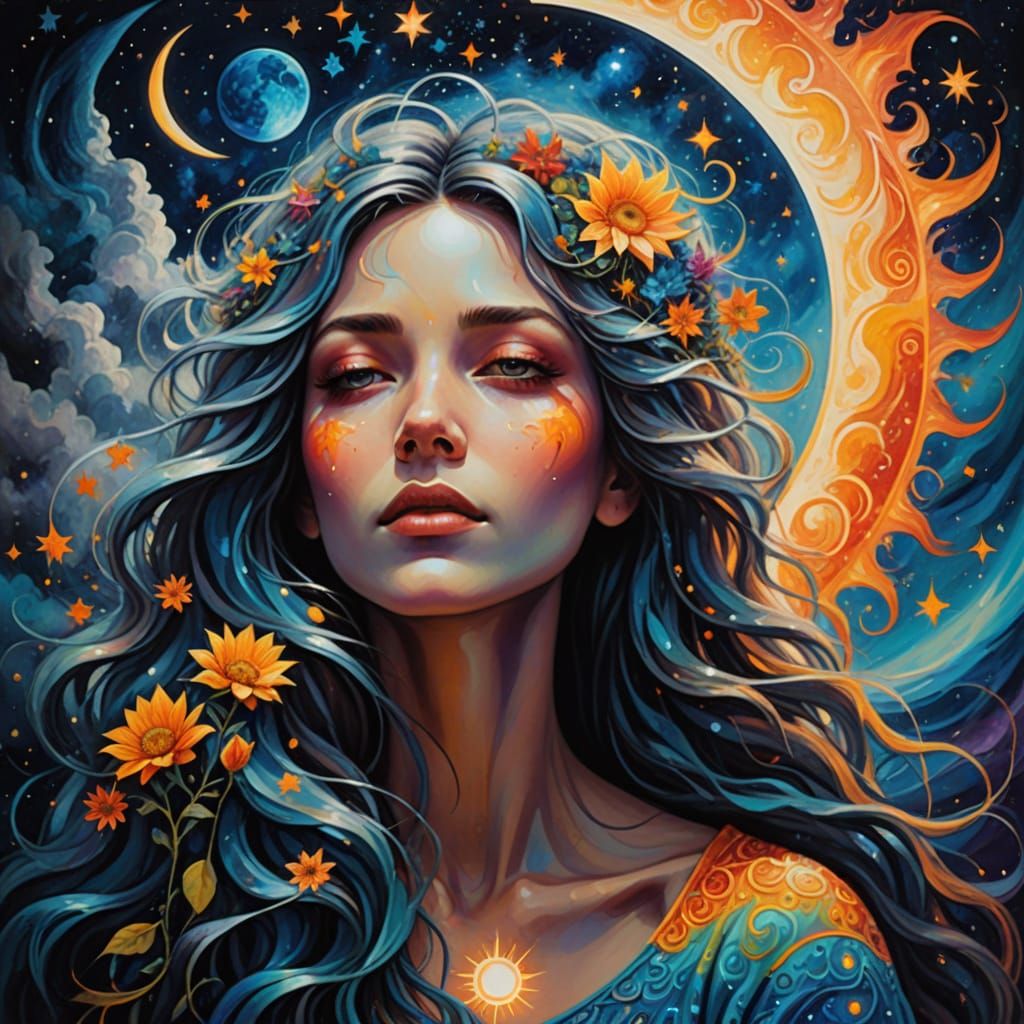 She Who Can Love Both Sun And Moon
