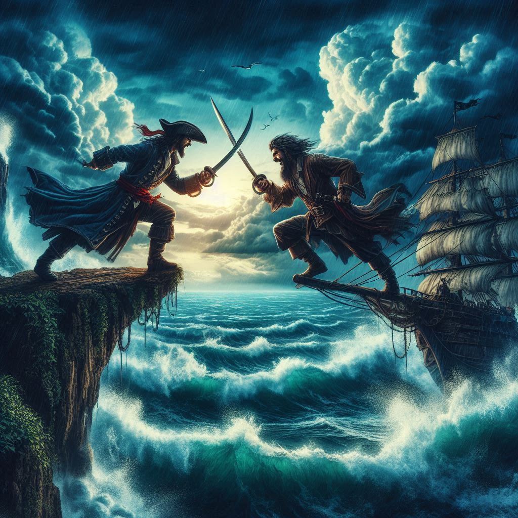 Blackbeard VS Silverhook: The Clash at Tempest’s Edge