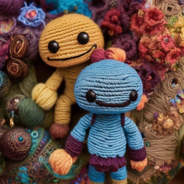 Yarny Pals: Stitched Together  by @Tracie
