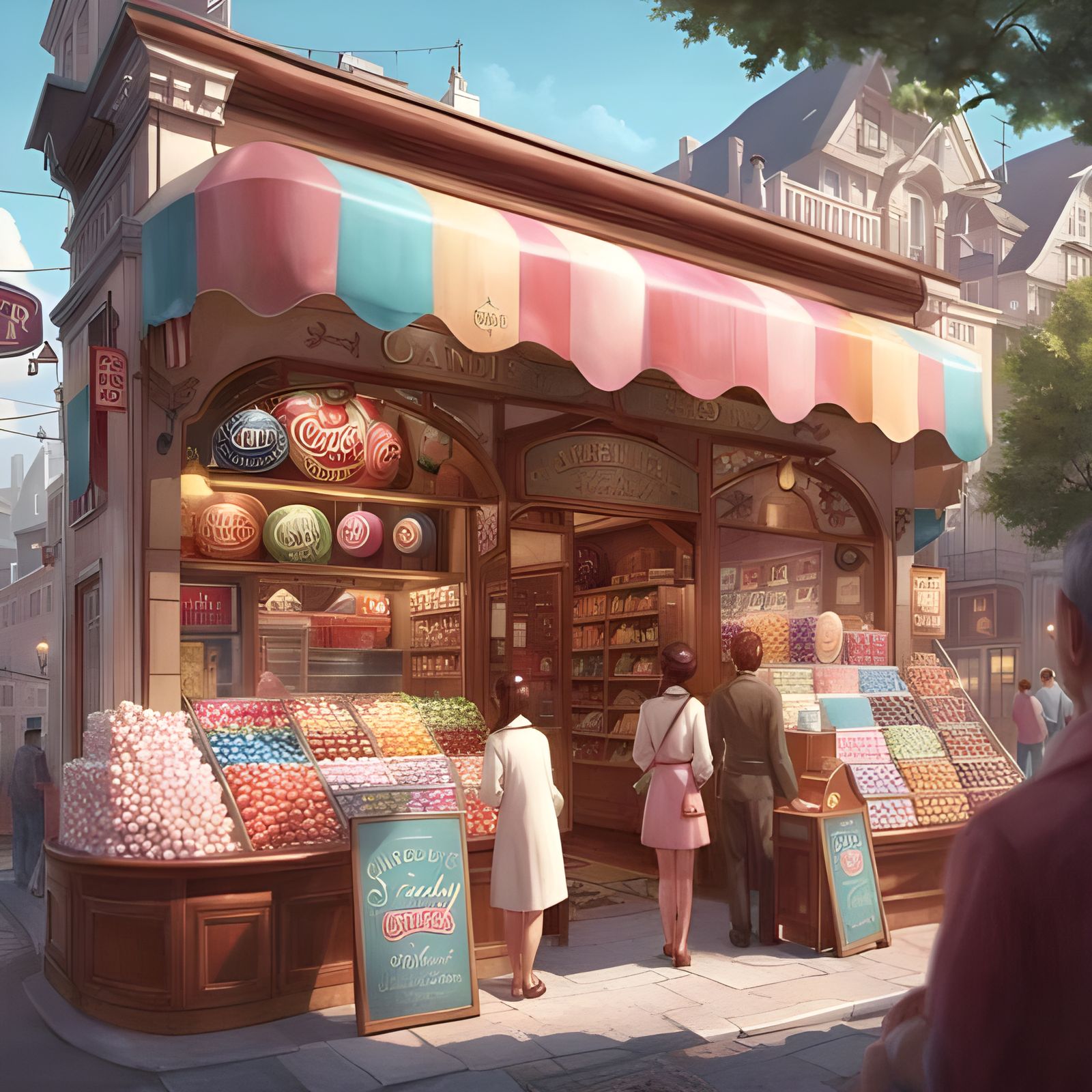 A candy shop opened up!  by @Hintero