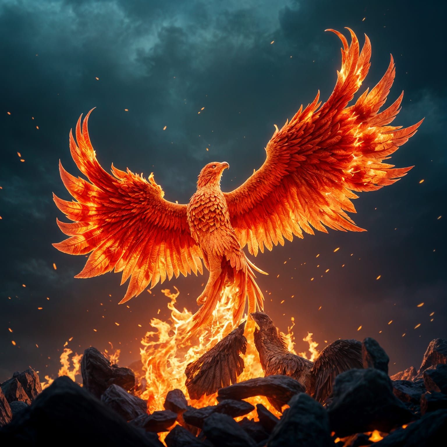 Phoenix Rising  by @possom2009