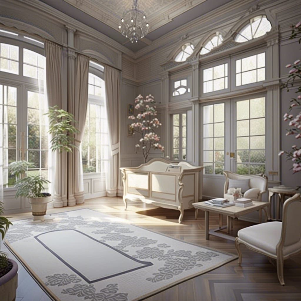 Rich Mansion nursery japanese-european architecture