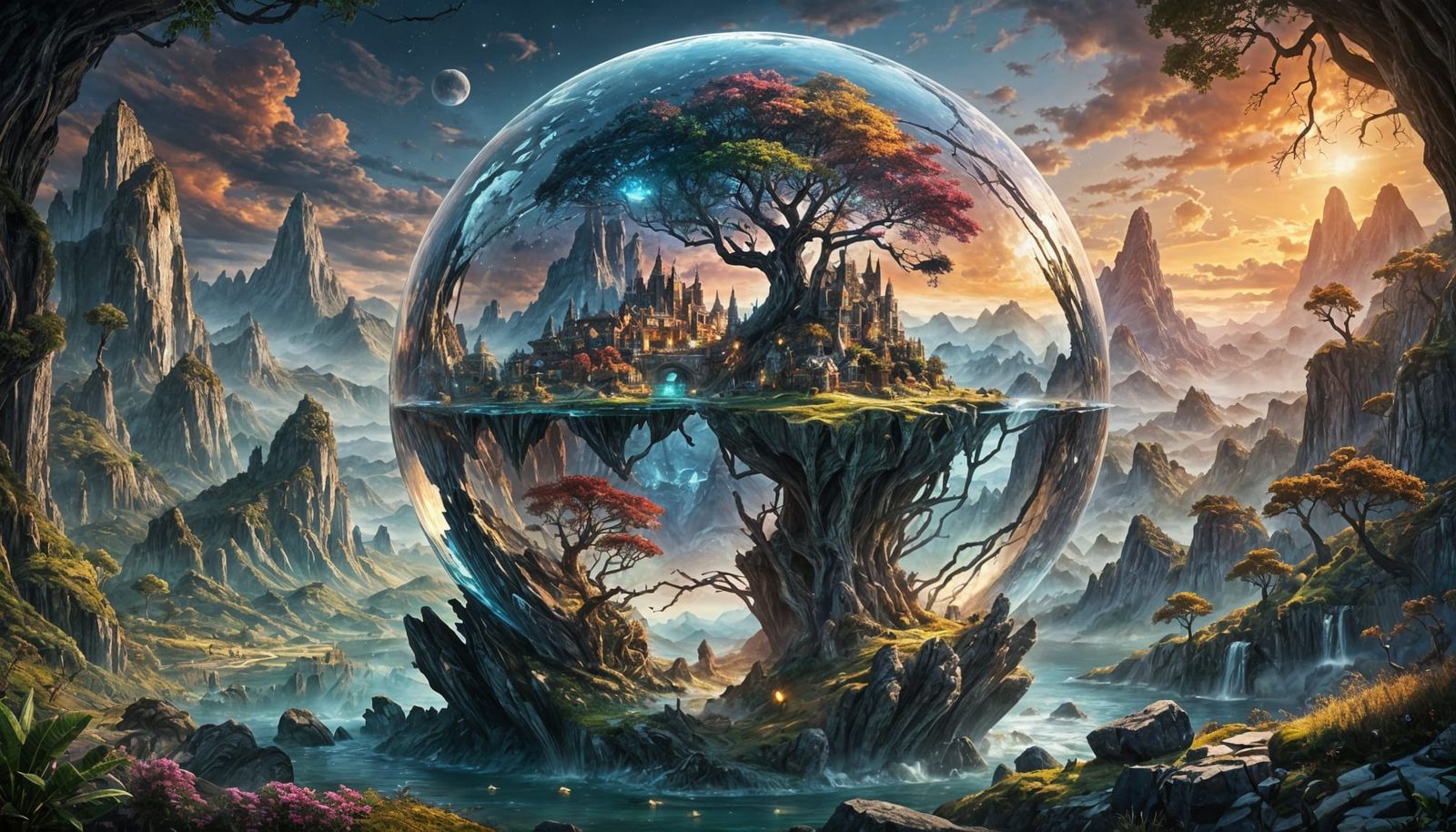 Kingdom in the Globe  by @VoidSparkles