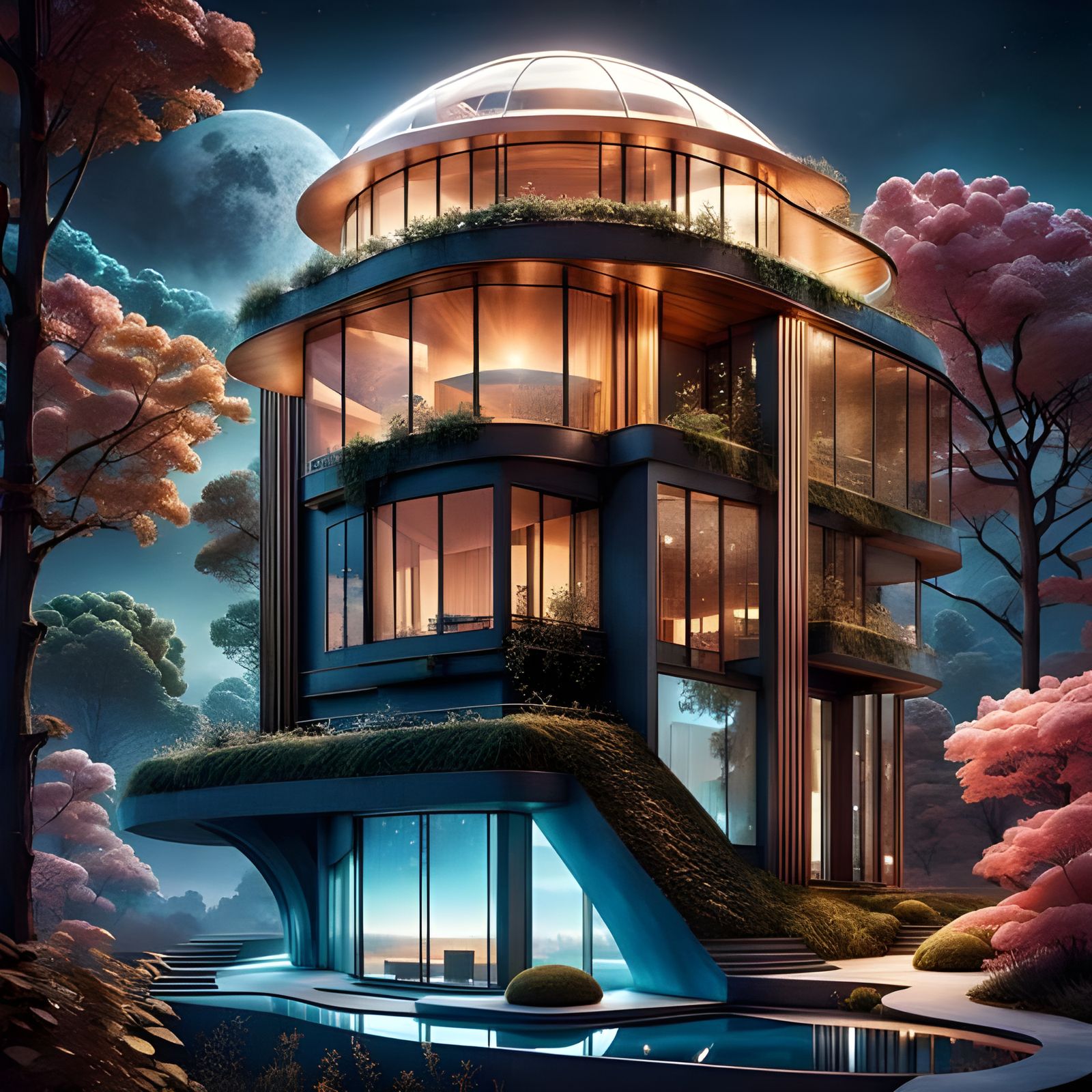 Rose gold home  by @TezzaArt