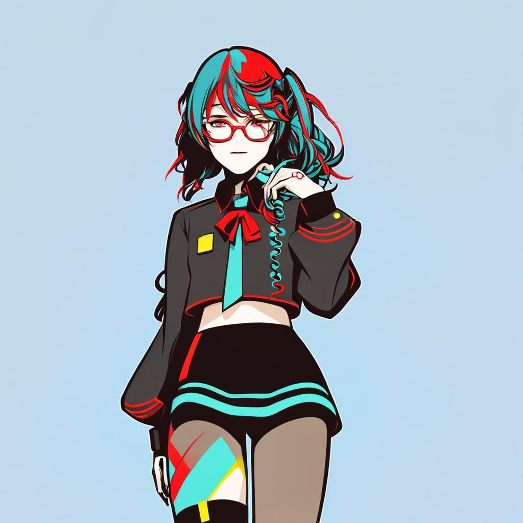 Light hot girl style Hazbin Hotel 
character