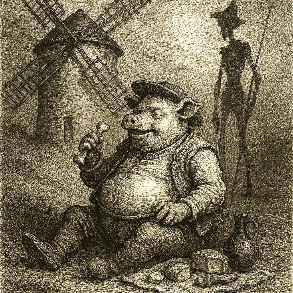 "There's more meat on this chicken bone than on you, Señor D...