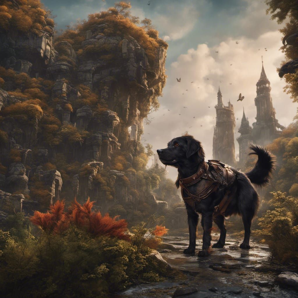 A dog looking for a long-forgotten owner