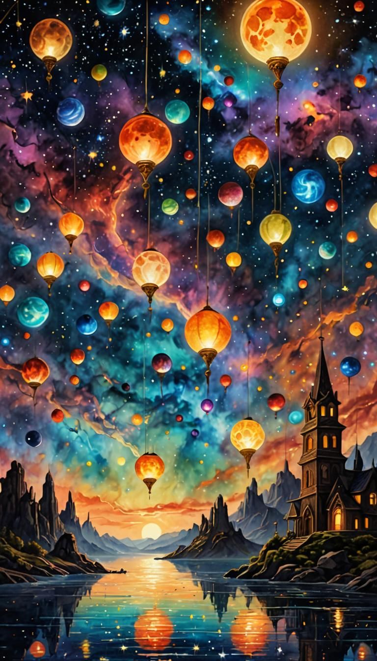 The heavenly lights  by @Dr T