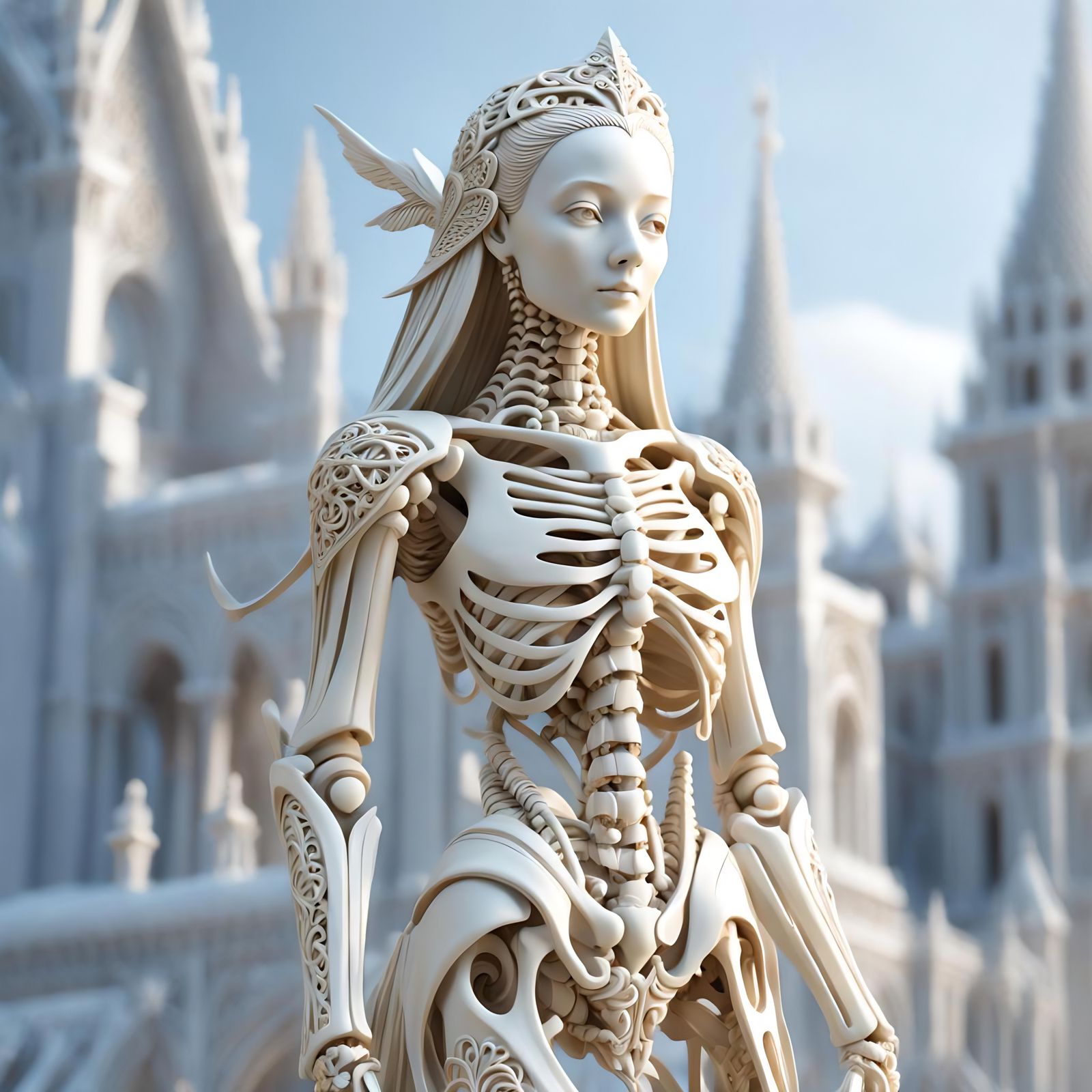 Queen of Bones  by @Phantazia