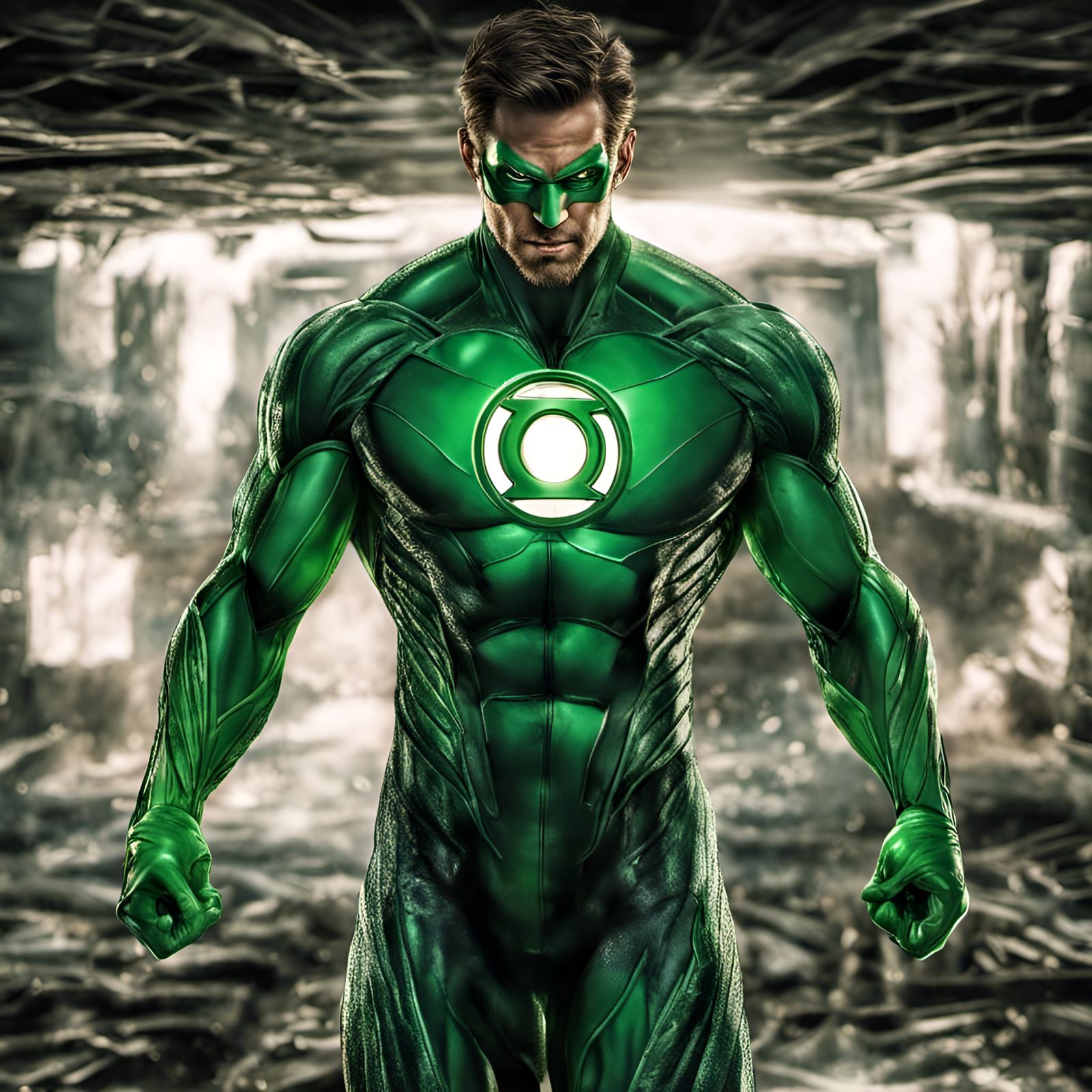 Green Lantern, - AI Generated Artwork - NightCafe Creator