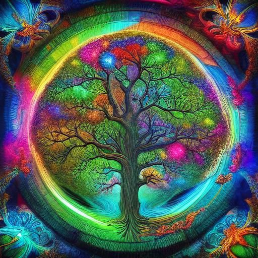 Tree of life - AI Generated Artwork - NightCafe Creator