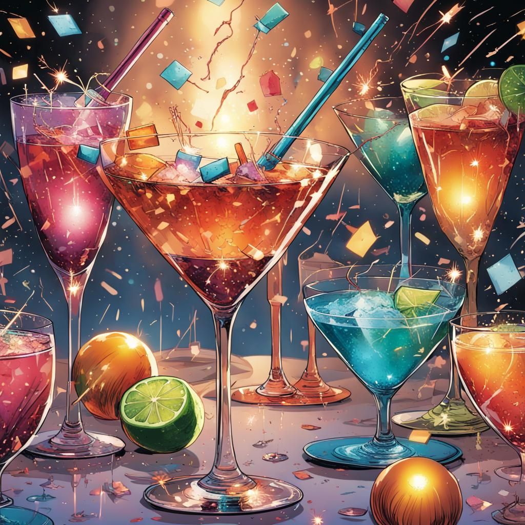 Can I get you a drink? AI Generated Artwork NightCafe Creator