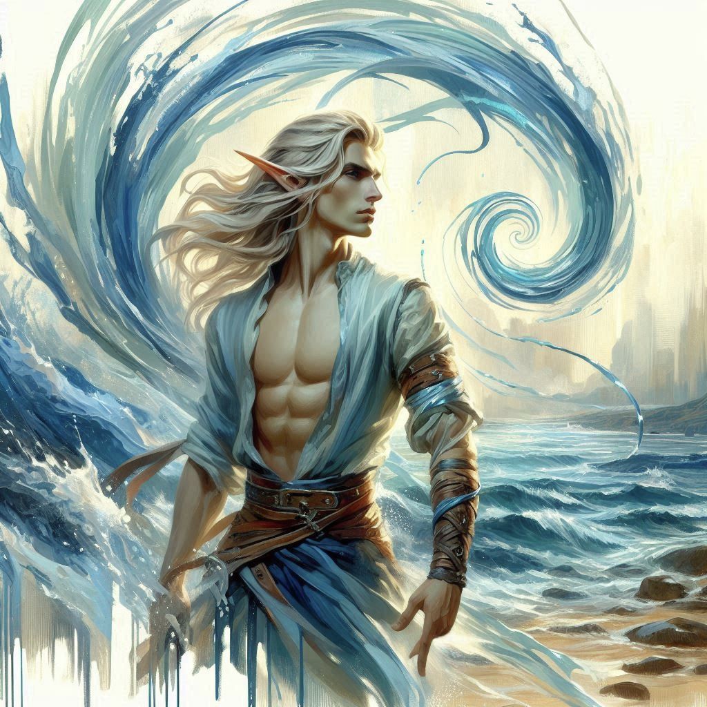 Elven water sorcerer