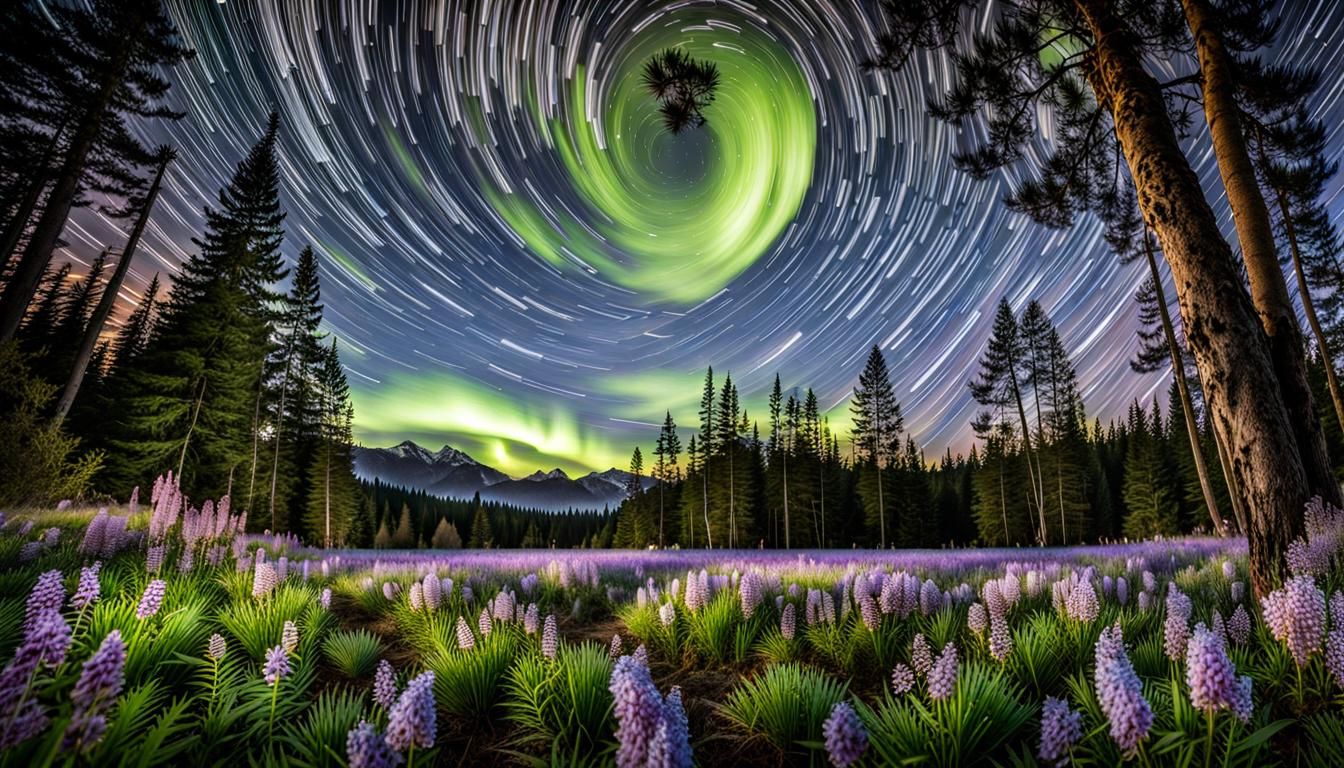 star trails