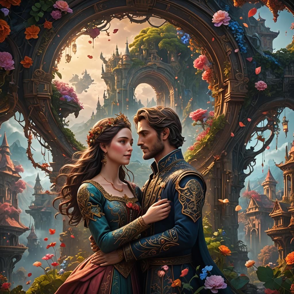 man and woman, dream within a dream, love and tenderness, ha...