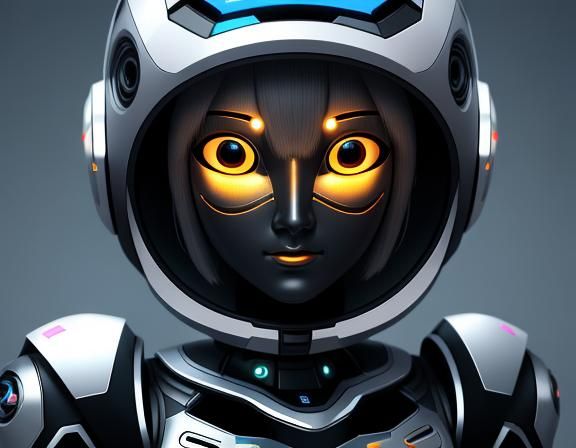 cute robot girl  alexa  k pop 8k ultra hd ray traced lights ...