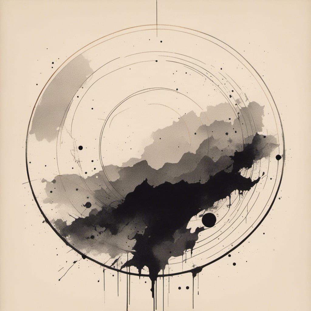 Ink halo <lora:Interpolation:1.0>