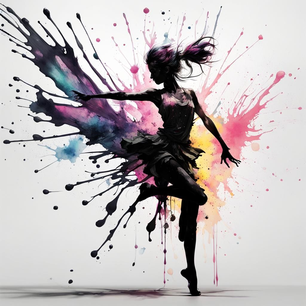 Ink splatter  by @Stardust