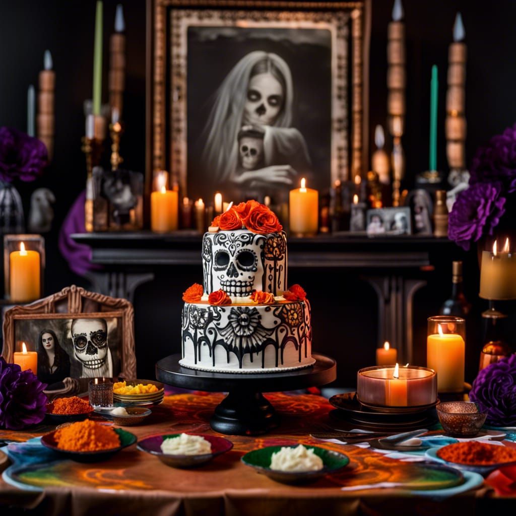 Gothic Day Of The Dead AI Generated Artwork NightCafe Creator   H82pB6PMUEL7Vs0nCR32  1  97zkr 