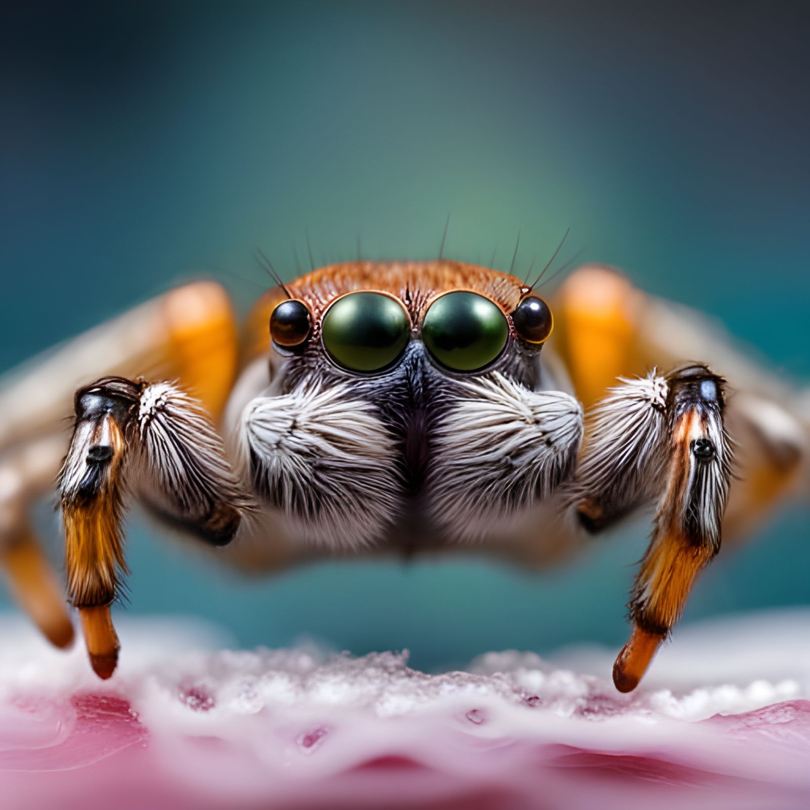 Jumping spider  by @Mystery 