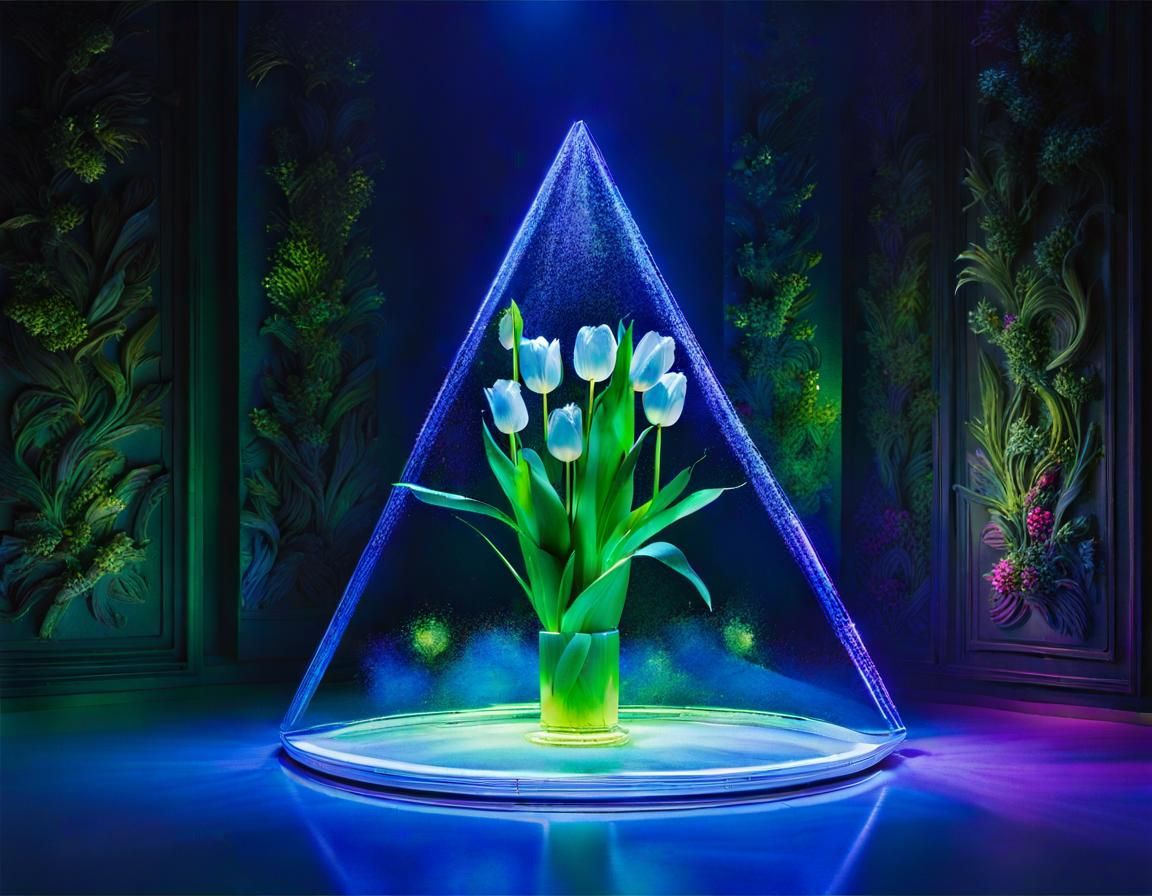 tulips in green and lime