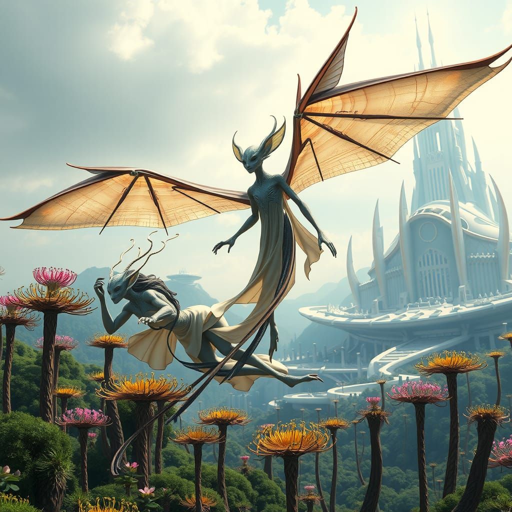 "Flying Aliens" (8)  by @Mr LaTourne