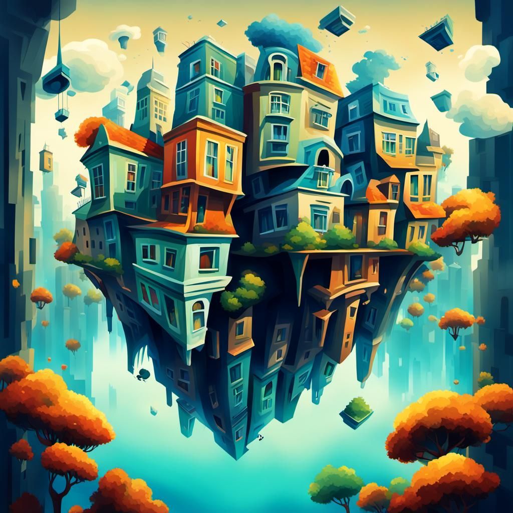 Topsy Turvy World  by @Ellie