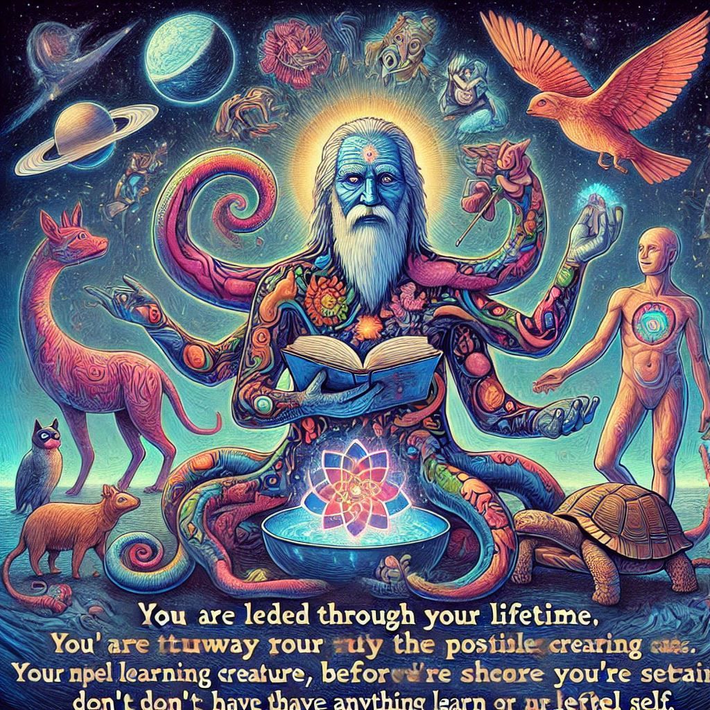 “You are led through your lifetime by the inner learning creature